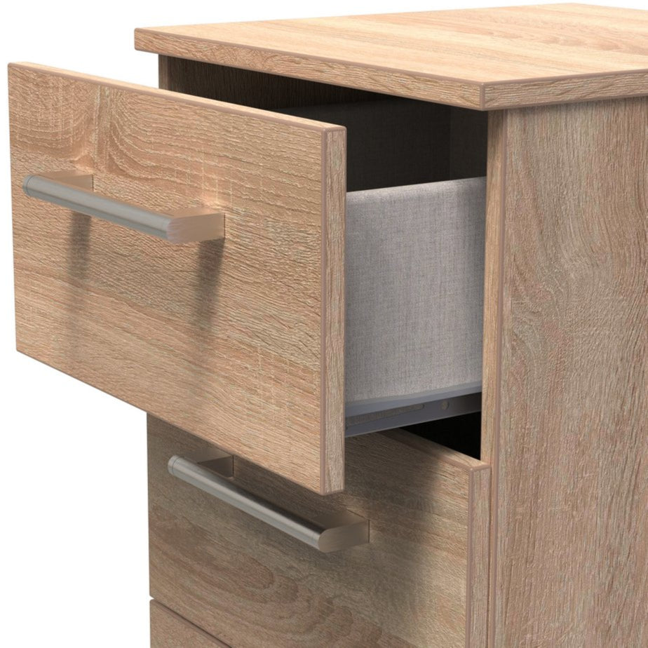 Devon 3 Drawer Bedside Table