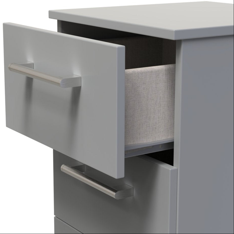 Devon 3 Drawer Bedside Table