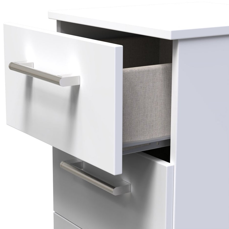 Devon 3 Drawer Bedside Table