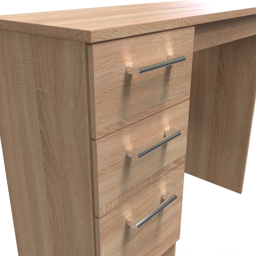 Devon 3 Drawer Pedestal Dressing Table