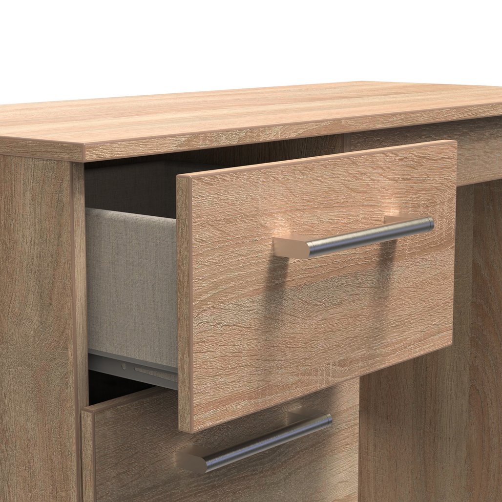 Devon 3 Drawer Pedestal Dressing Table