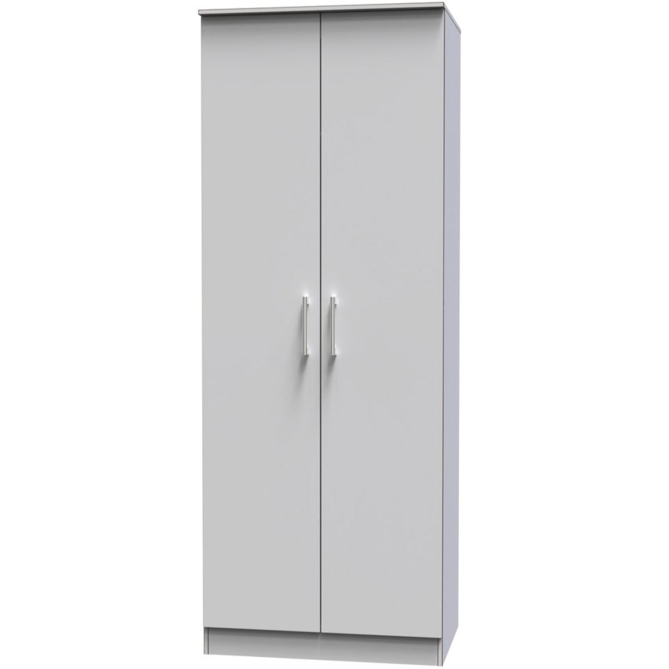 Devon Tall 2 Door Double Wardrobe