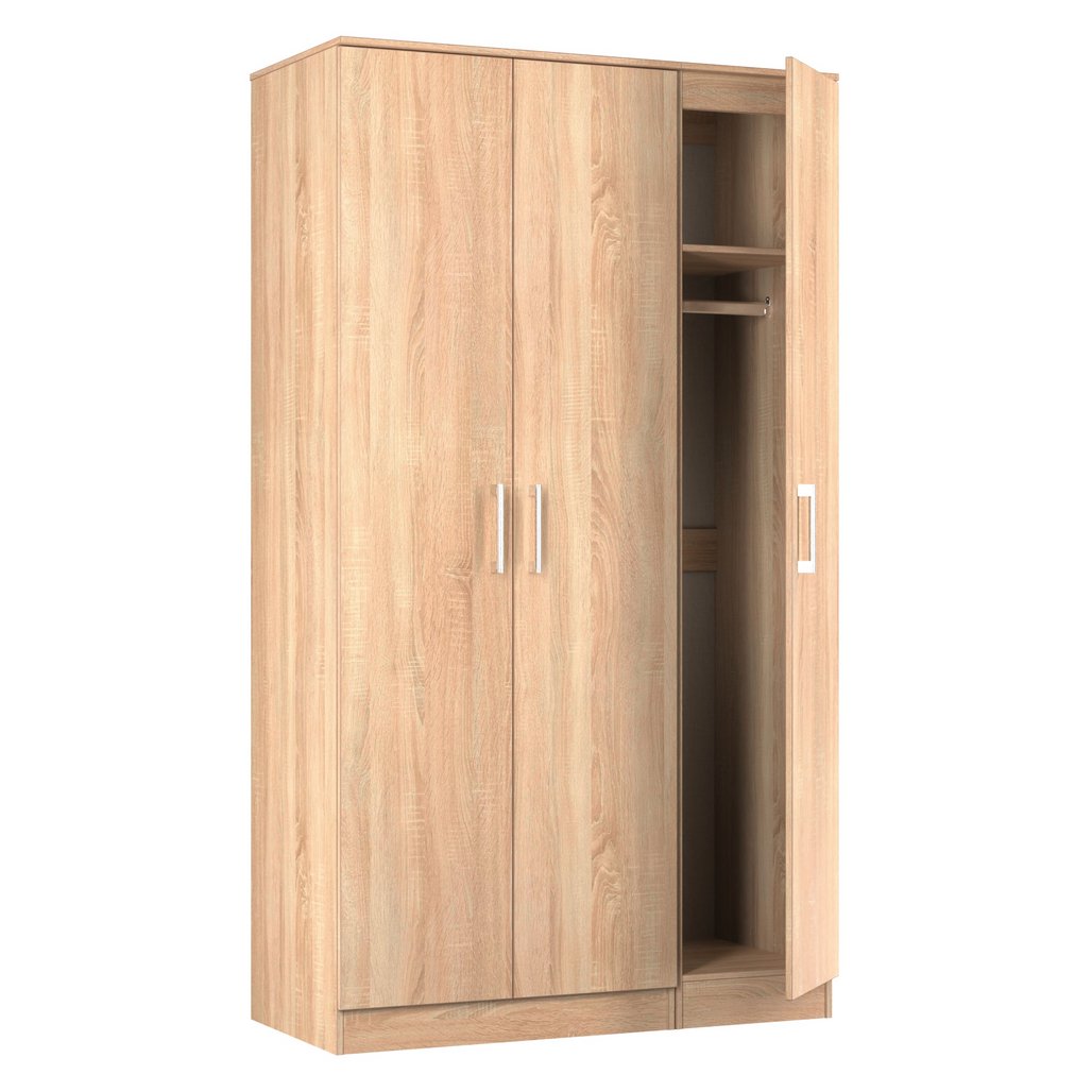 Devon Tall 3 Door Triple Wardrobe