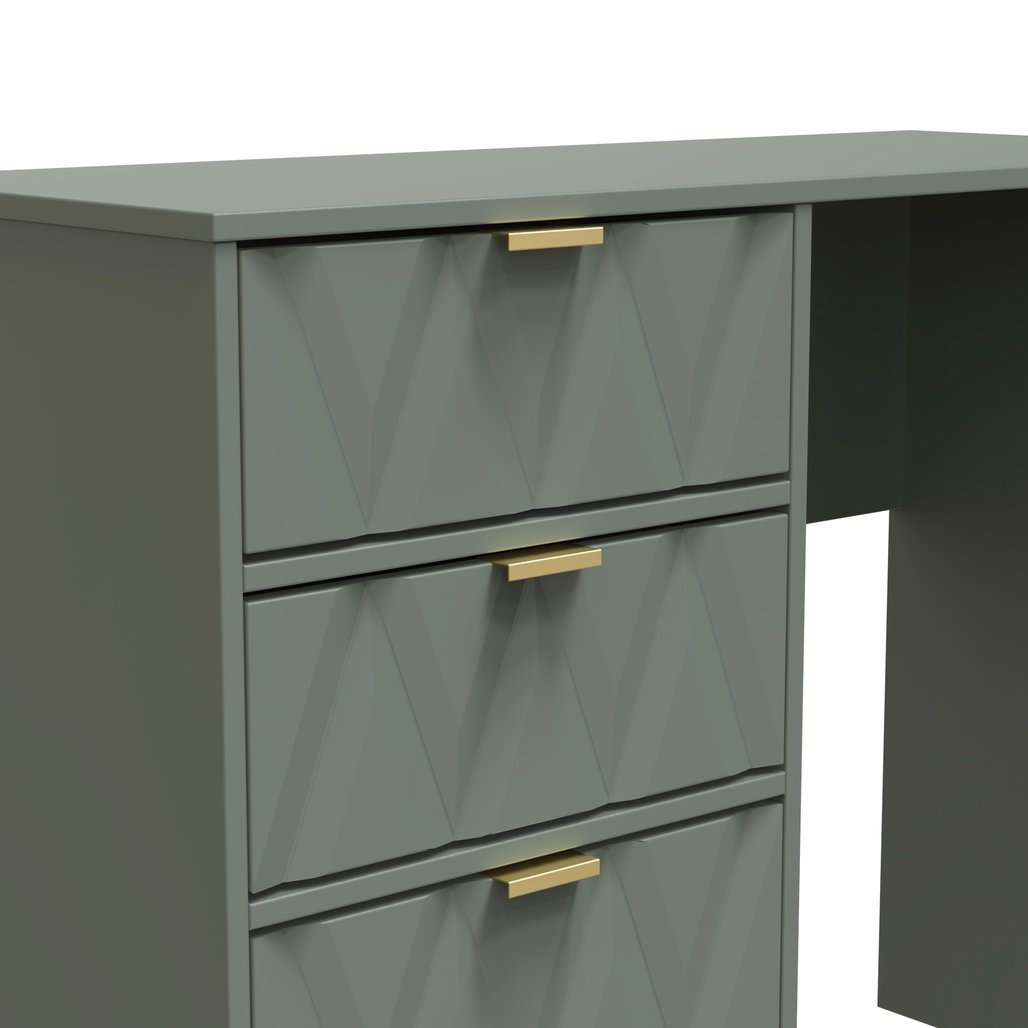 Diamond 4 Drawer Pedestal Desk