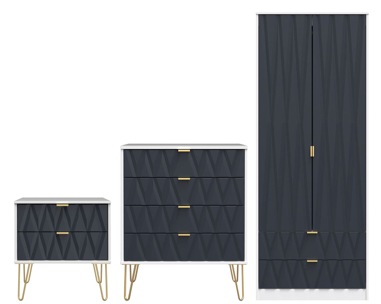 Diamond 3 Piece Bedroom Set