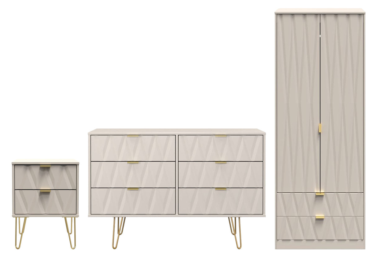 Diamond 3 Piece Bedroom Set