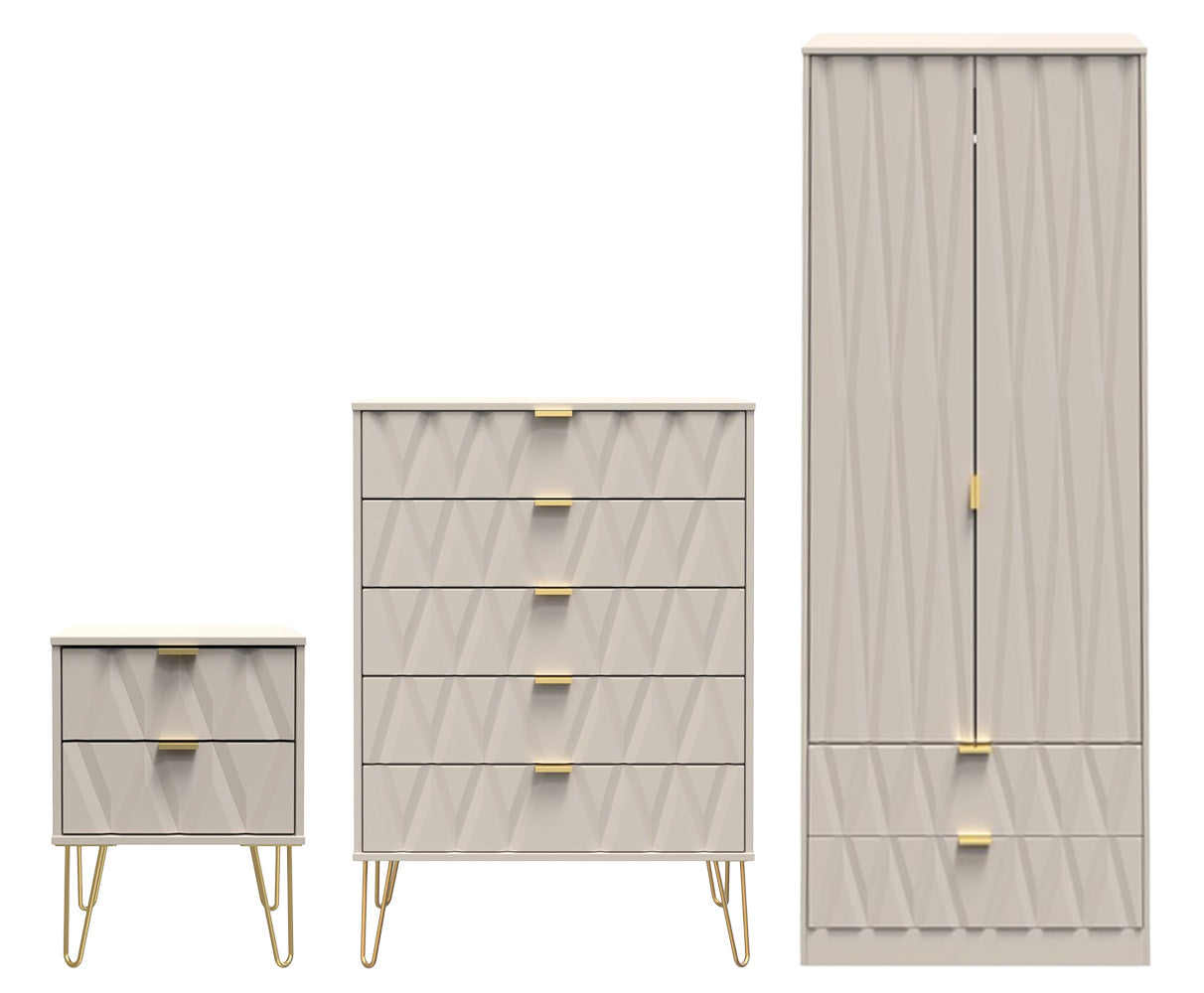 Diamond 3 Piece Bedroom Set