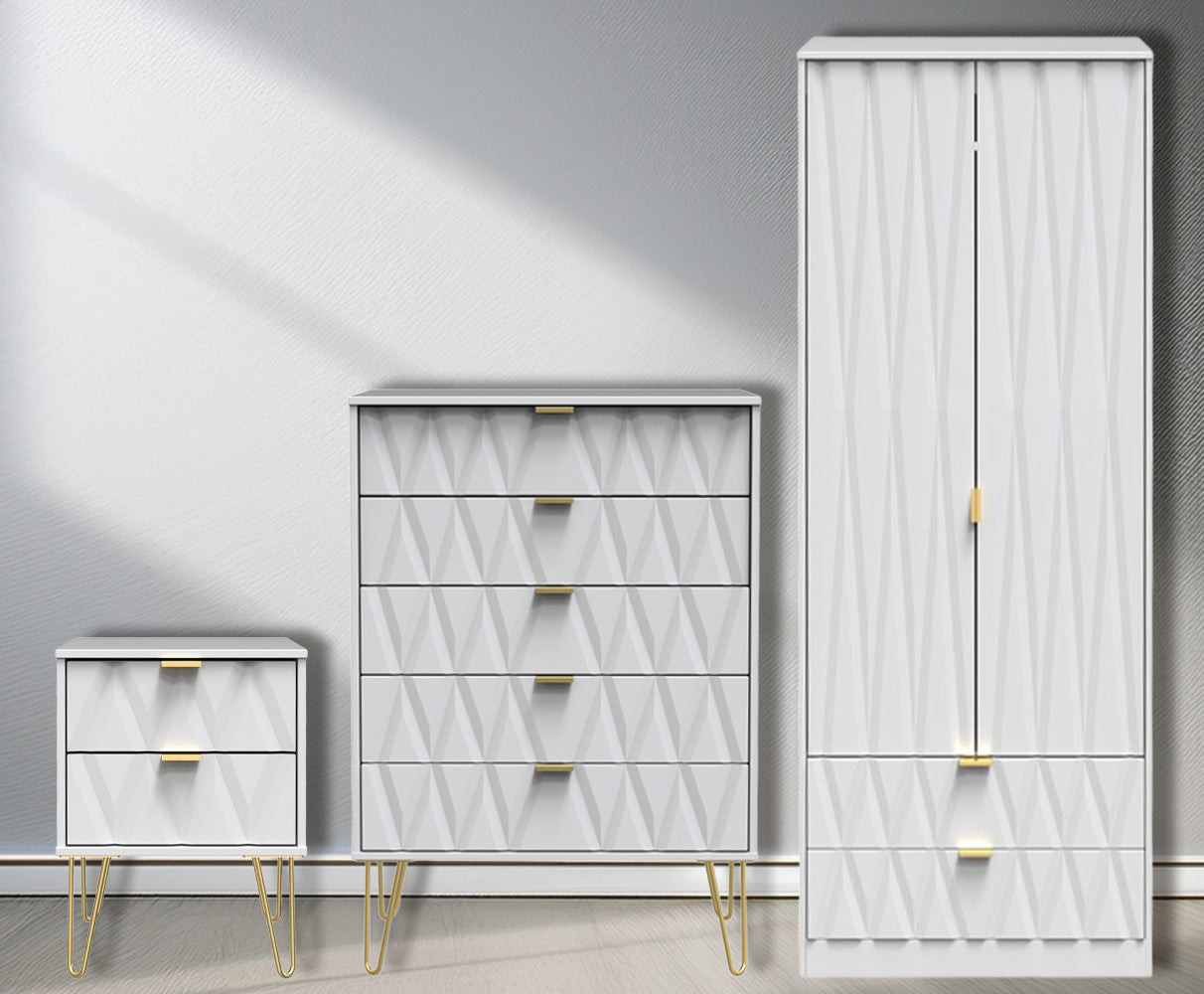 Diamond 3 Piece Bedroom Set