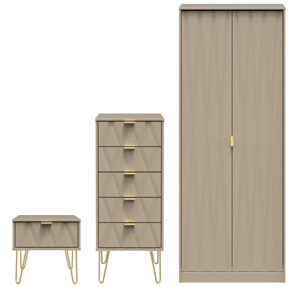 Diamond 3 Piece Bedroom Set