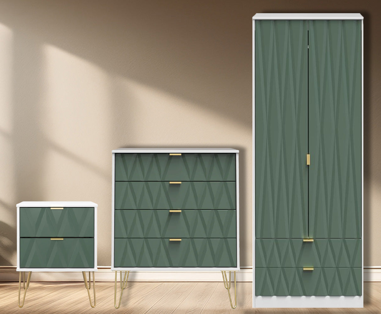 Diamond 3 Piece Bedroom Set