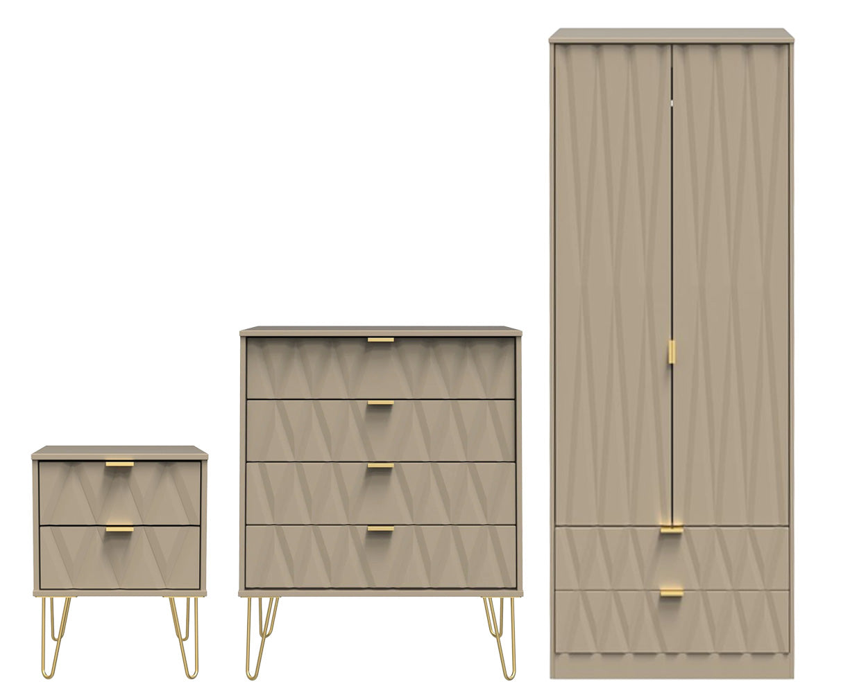 Diamond 3 Piece Bedroom Set