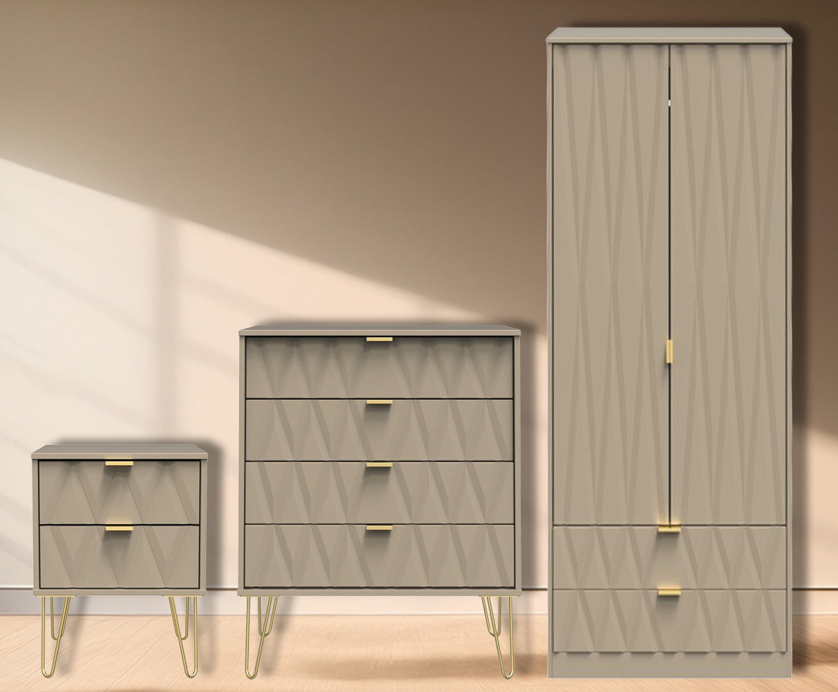 Diamond 3 Piece Bedroom Set