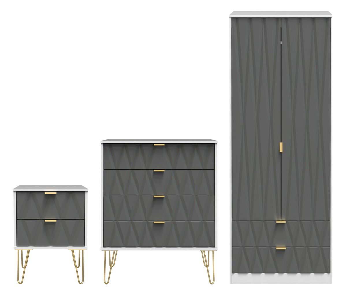 Diamond 3 Piece Bedroom Set