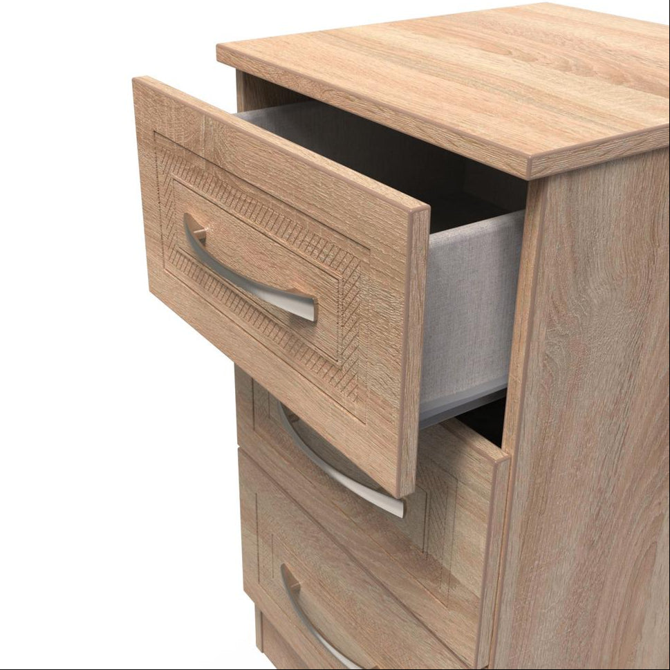 Dorset 3 Drawer Bedside Table