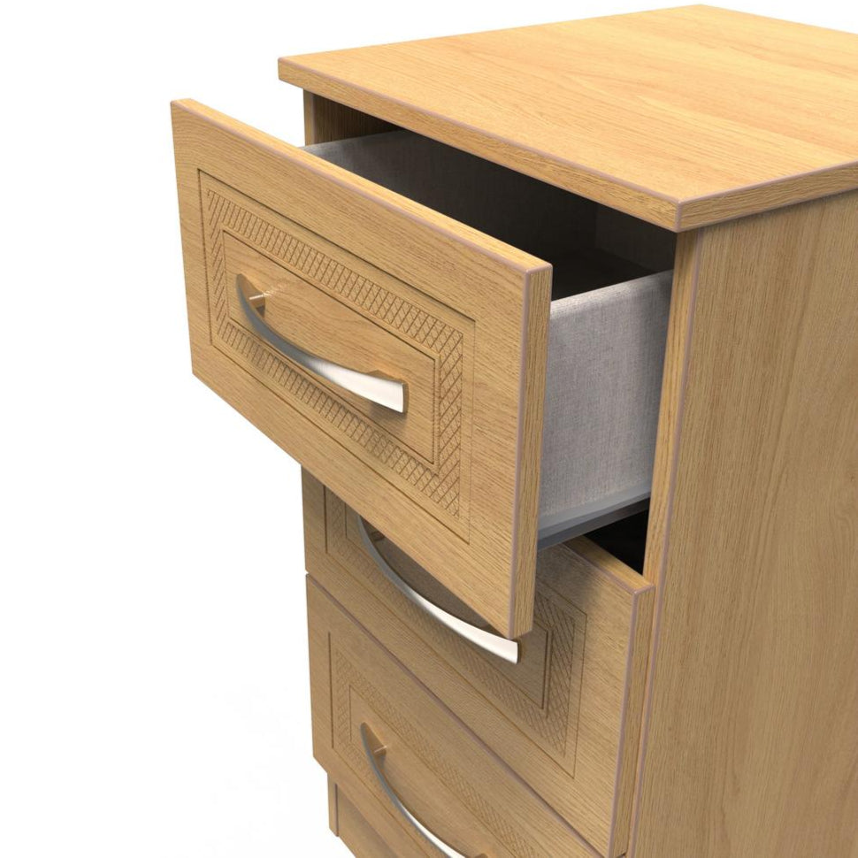 Dorset 3 Drawer Bedside Table