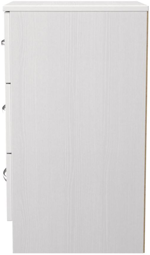 Dorset 3 Drawer Bedside Table