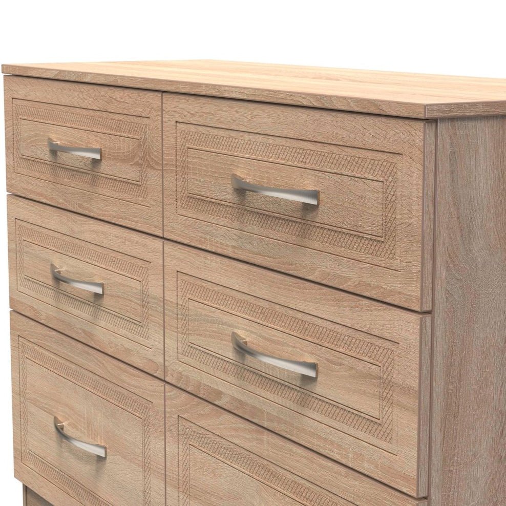 Dorset 6 Drawer Midi Chest Dresser