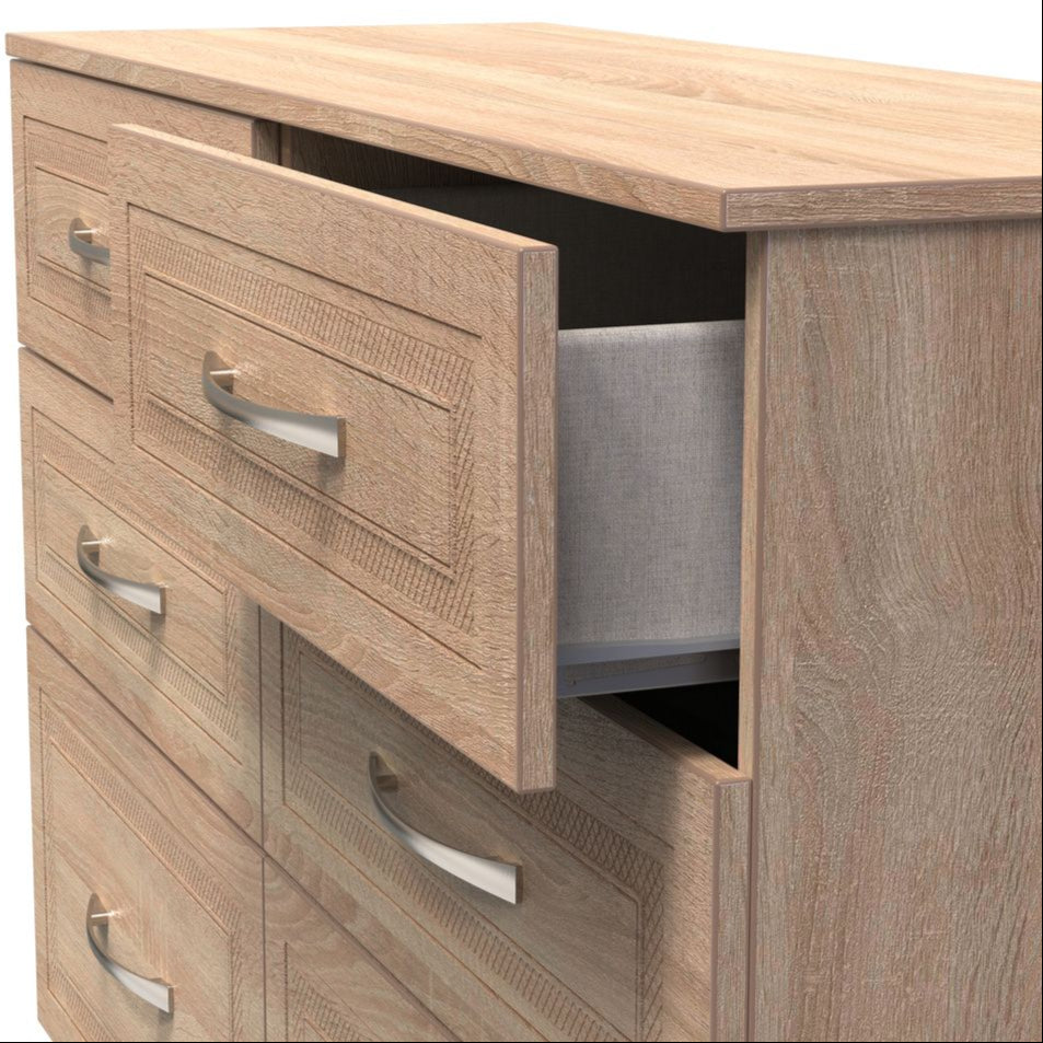Dorset 6 Drawer Midi Chest Dresser