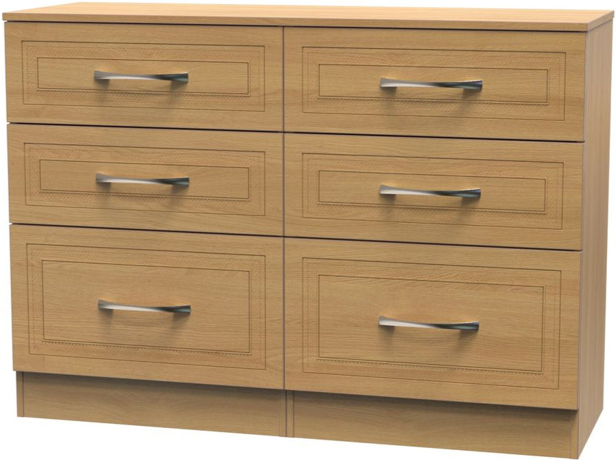 Dorset 6 Drawer Midi Chest Dresser