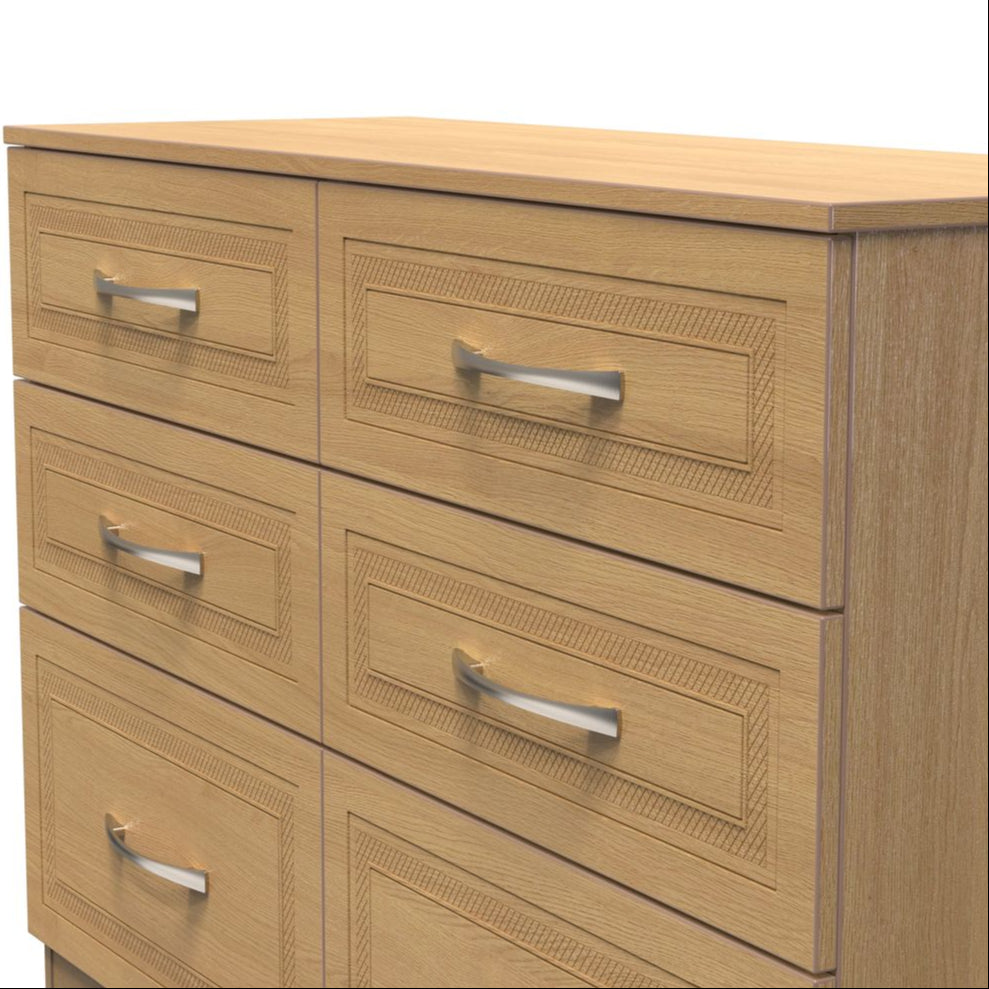 Dorset 6 Drawer Midi Chest Dresser