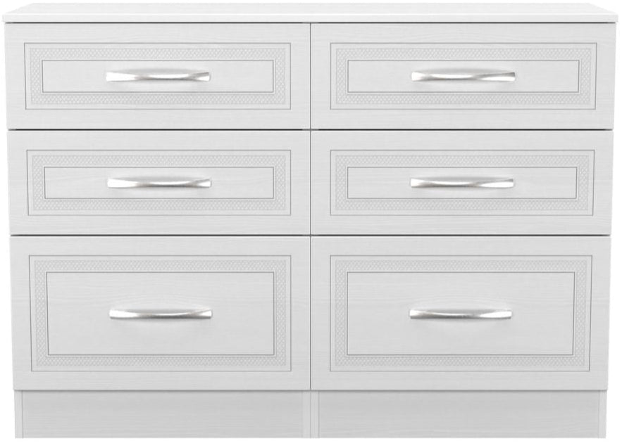 Dorset 6 Drawer Midi Chest Dresser