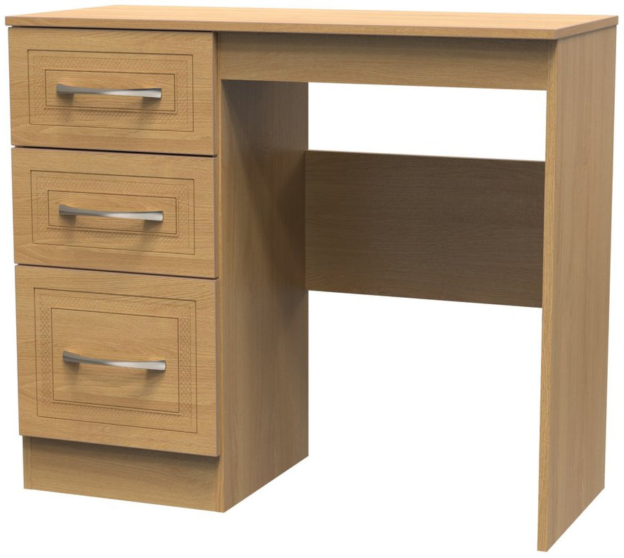 Dorset 3 Drawer Single Pedestal Dressing Table