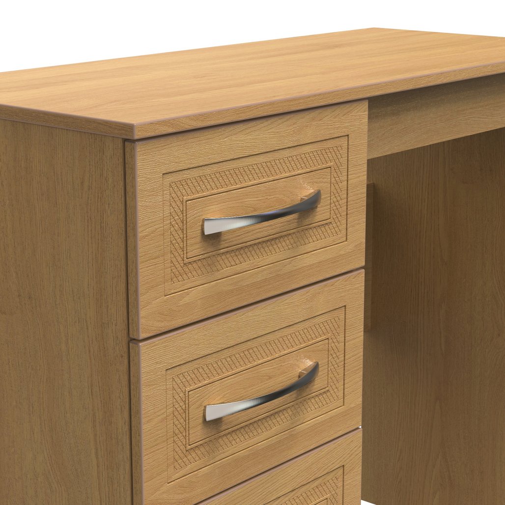 Dorset 3 Drawer Single Pedestal Dressing Table