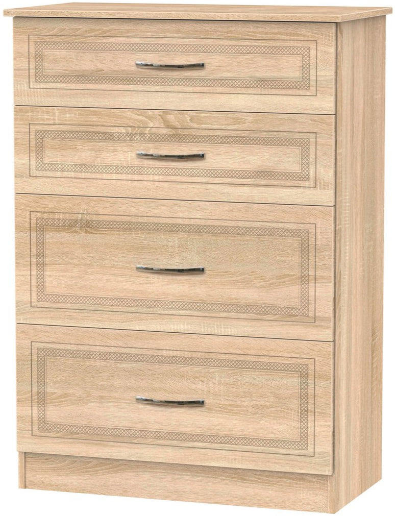 Dorset 4 Drawer Deep Chest Dresser