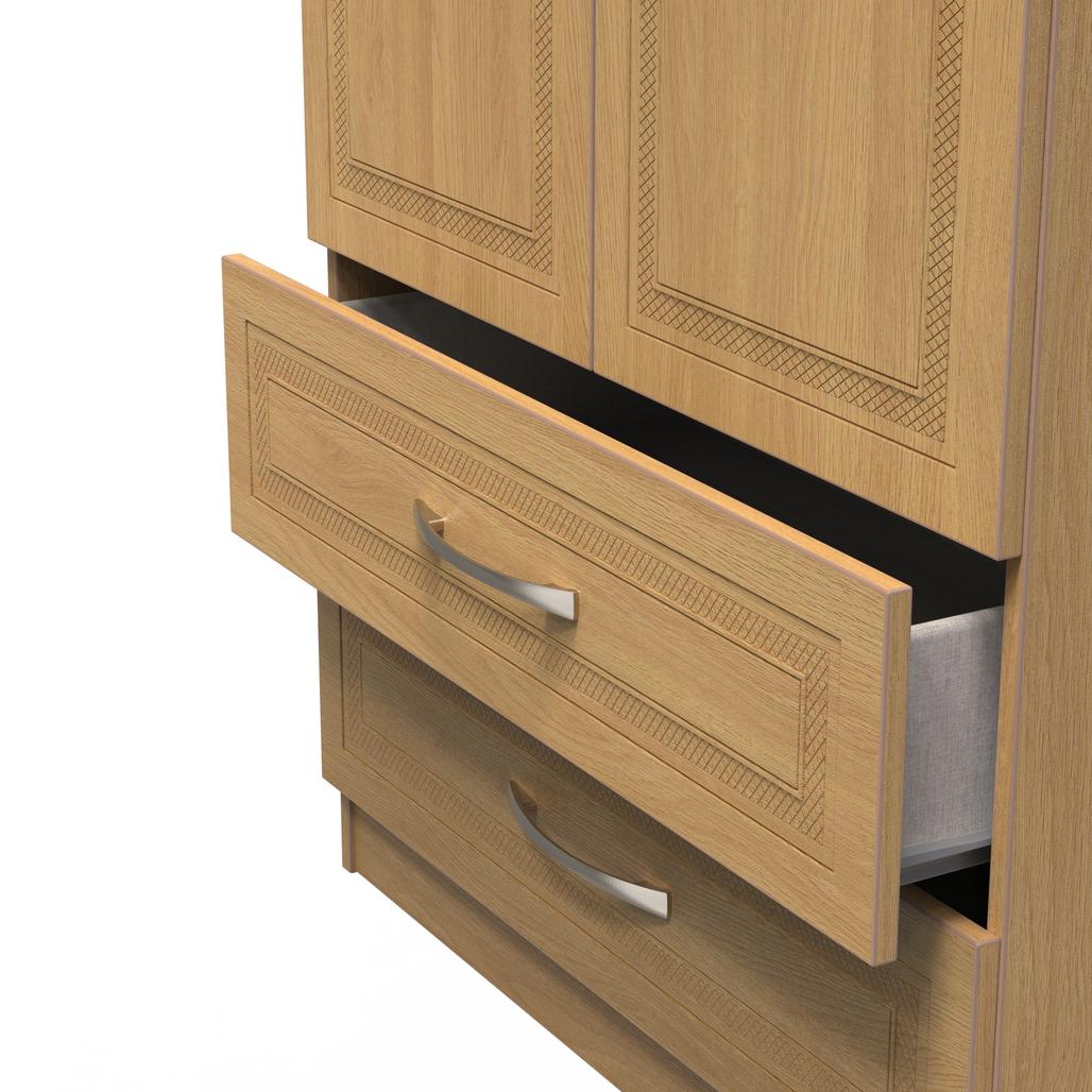 Dorset 2 Door 2 Drawer Double Wardrobe