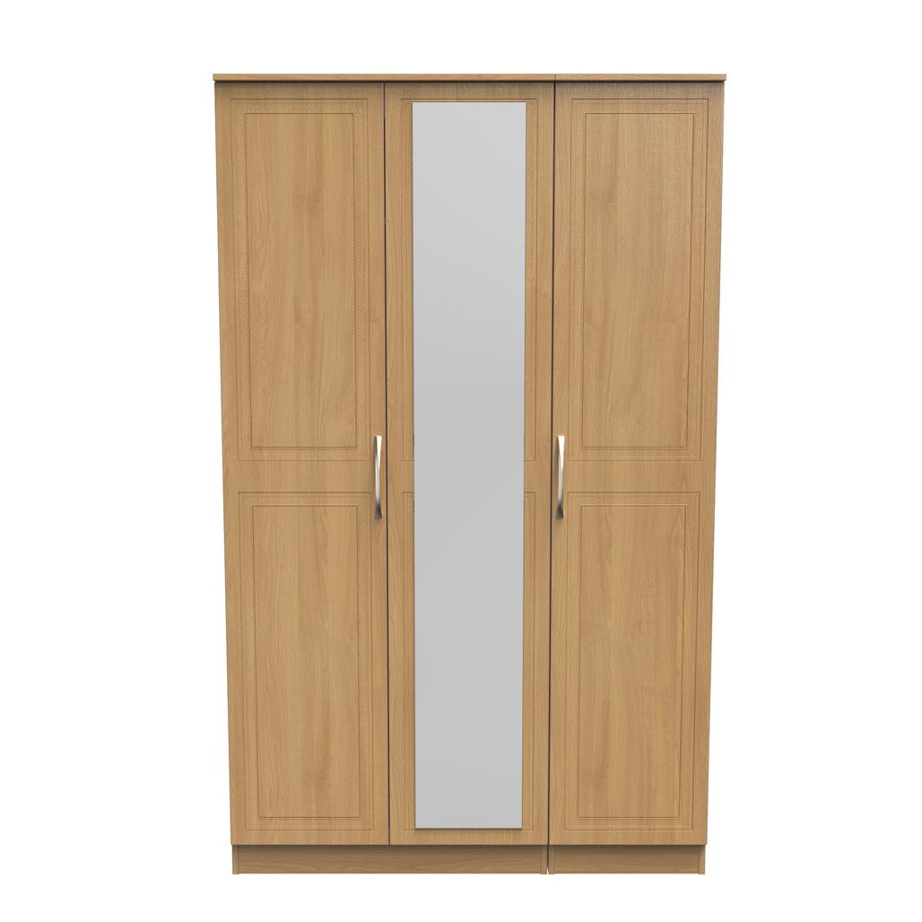 Dorset Mirrored 3 Door Triple Wardrobe