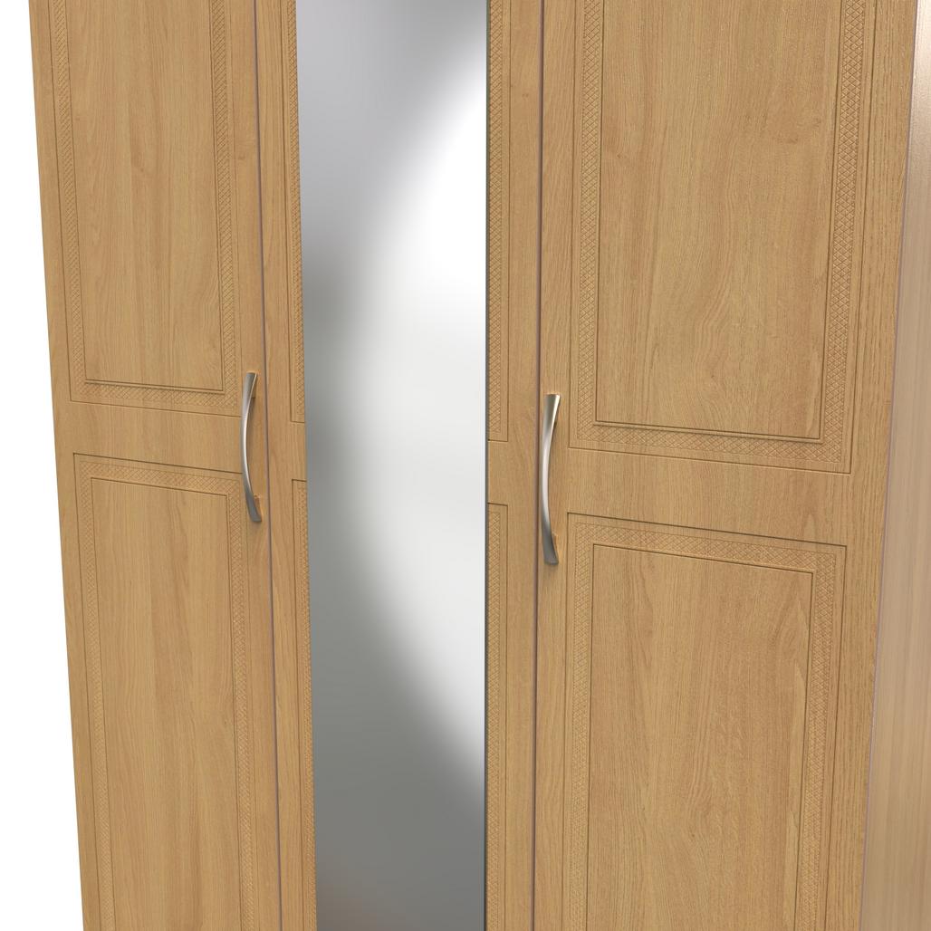 Dorset Mirrored 3 Door Triple Wardrobe