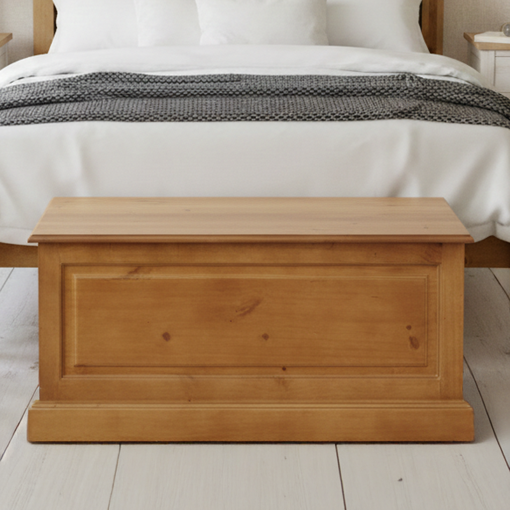 Maple Blanket Storage Box