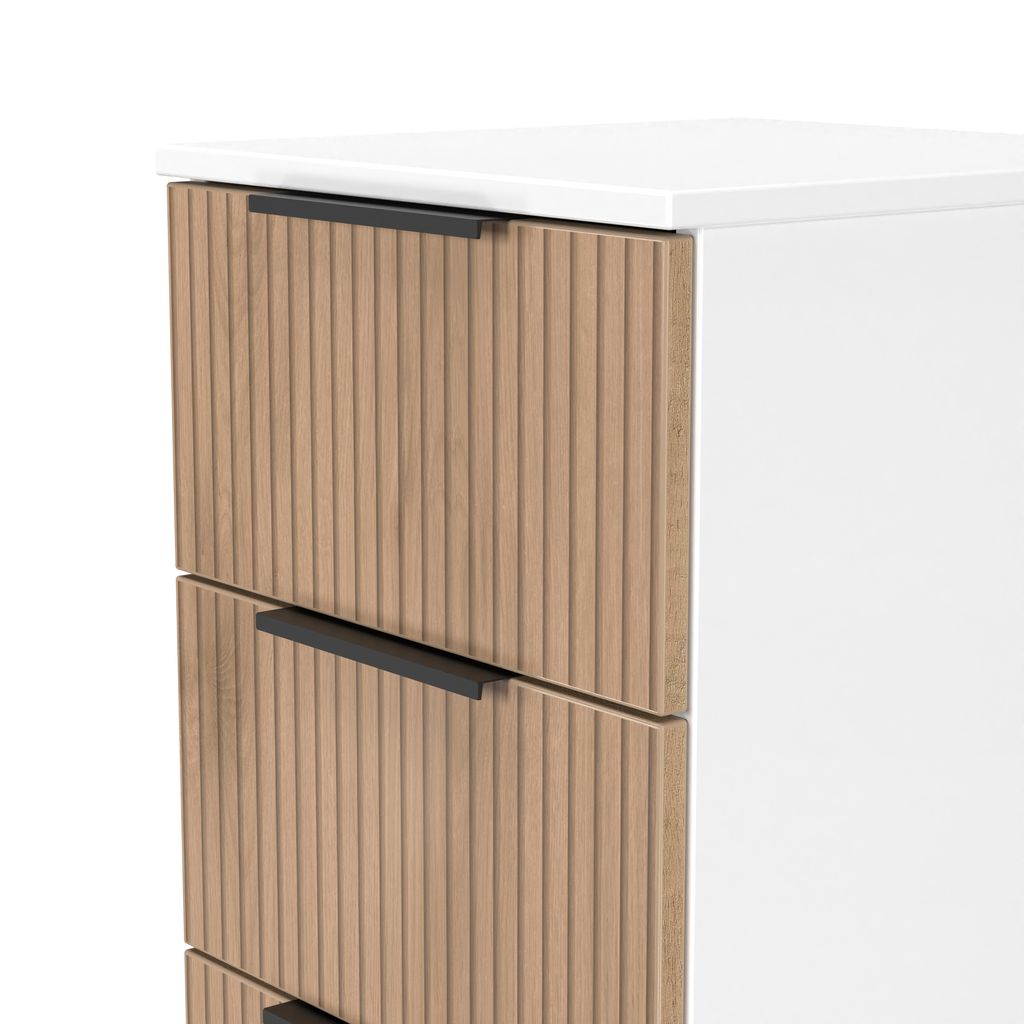 Java 5 Drawer Bedside Table