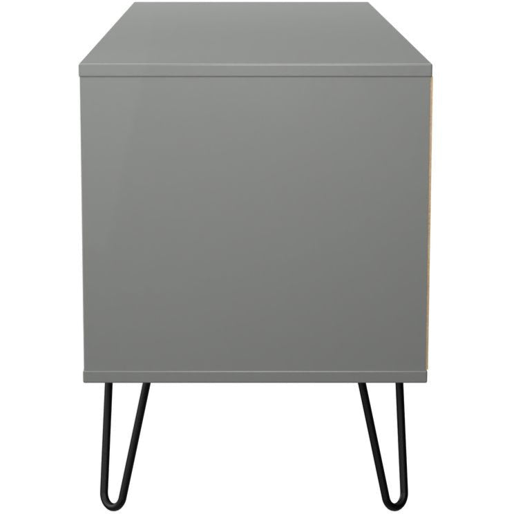 Harlequin 4 Drawer Bed Box with Black Hairpin Legs