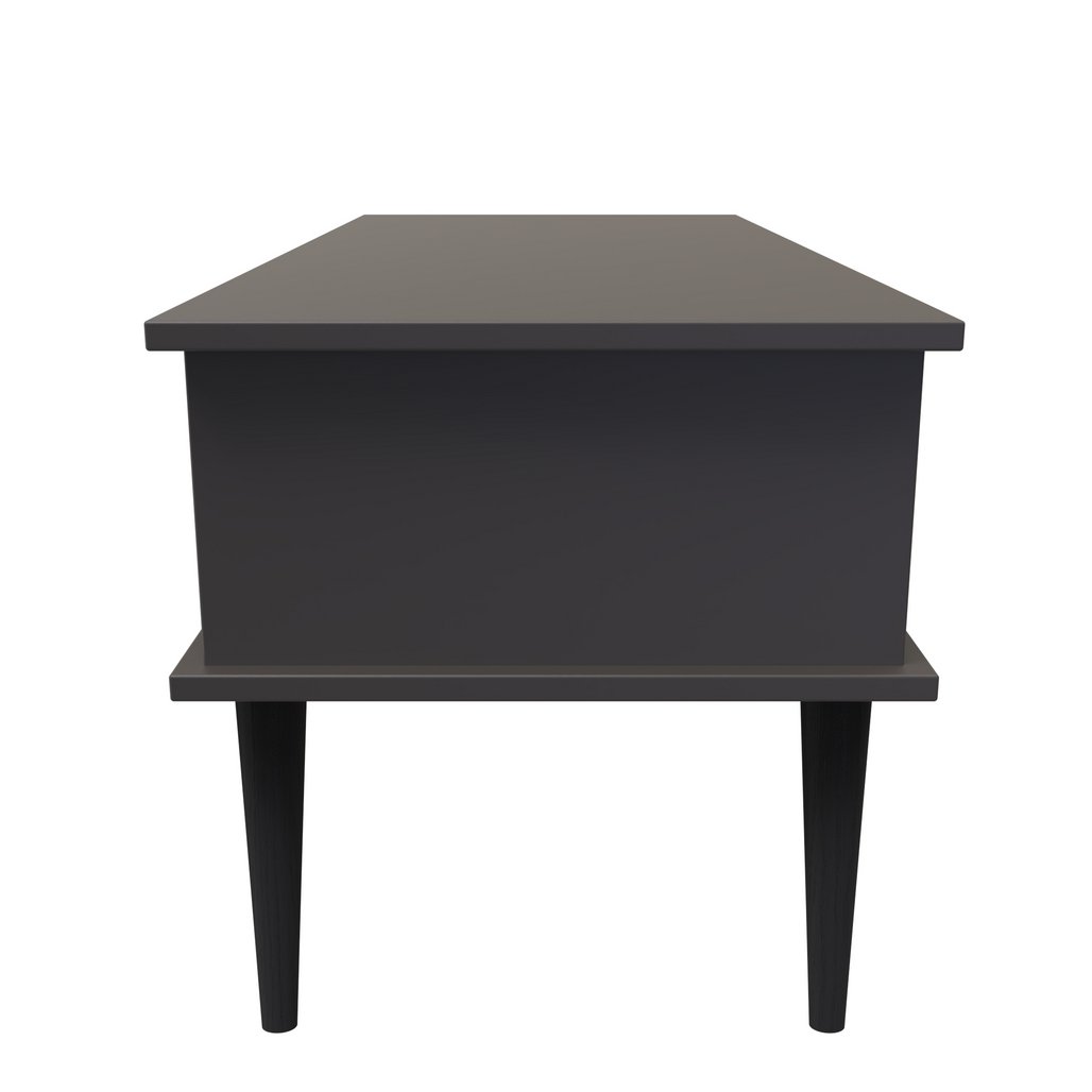 Hong Kong 1 Drawer Coffee Table with Black Legs