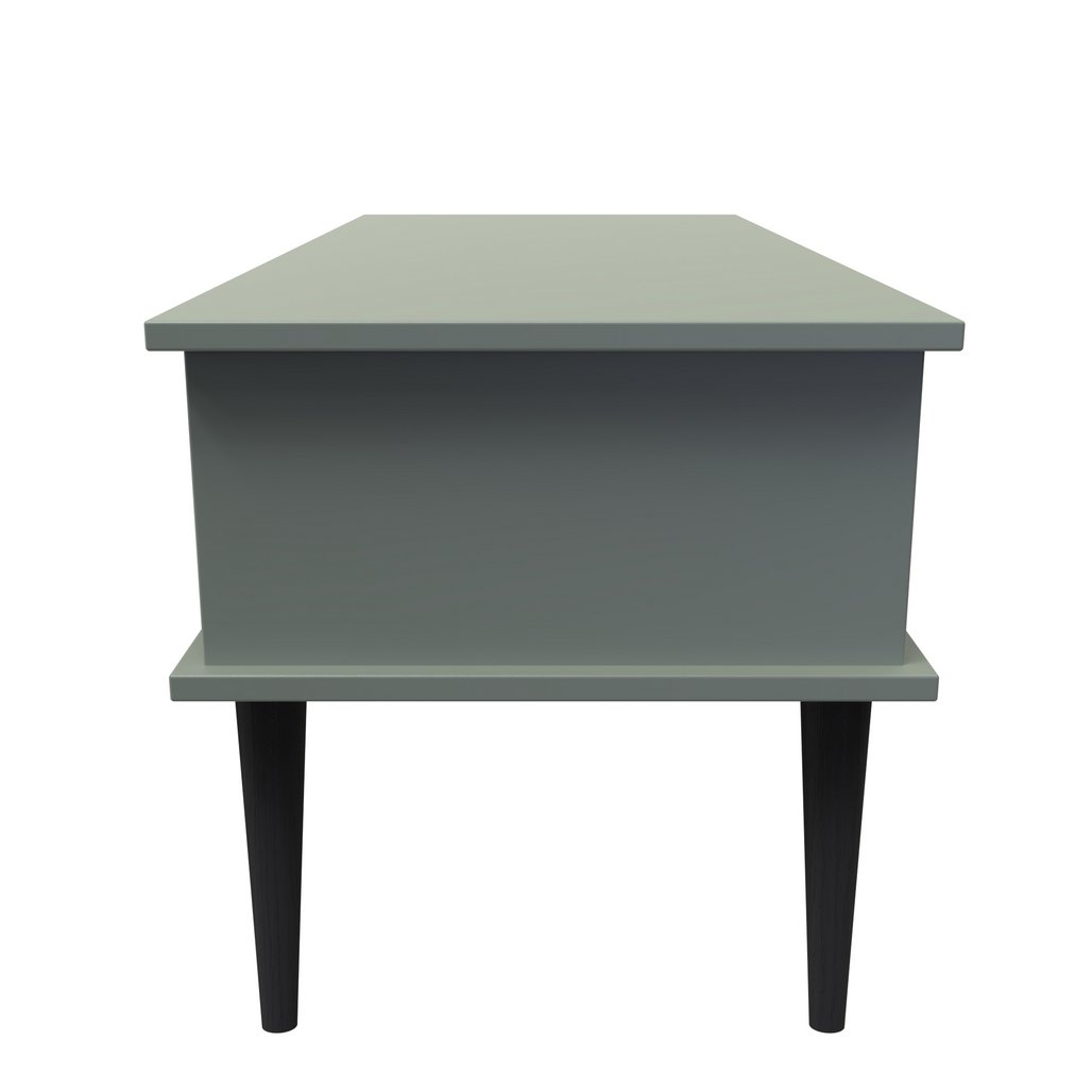 Hong Kong 1 Drawer Coffee Table with Black Legs