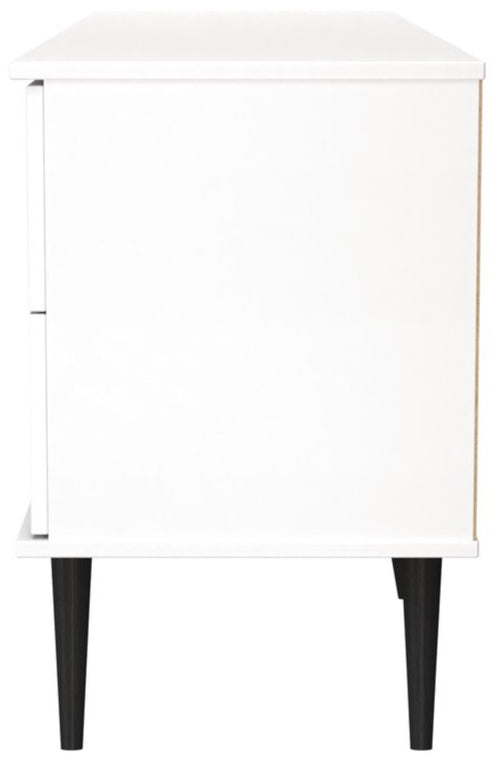 Hong Kong 2 Door 2 Drawer Sideboard with Black Legs