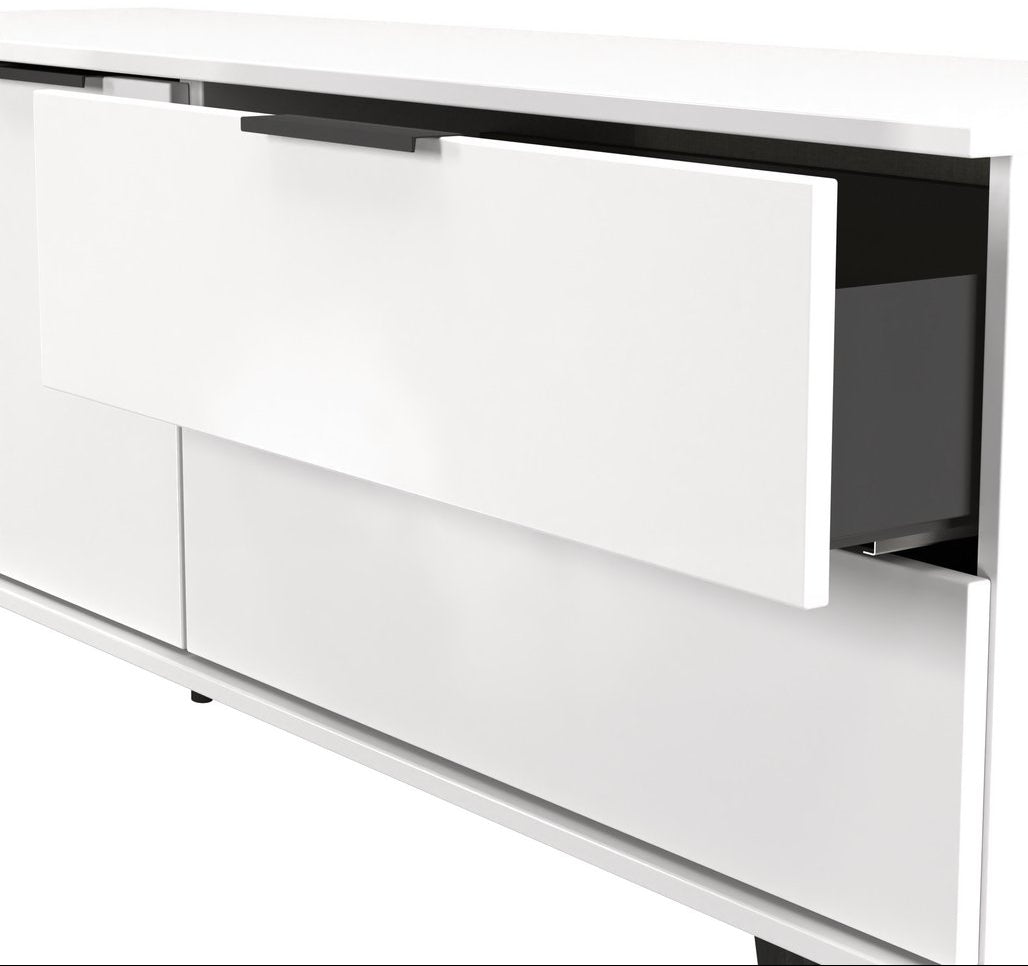 Hong Kong 2 Door 2 Drawer Sideboard with Black Legs