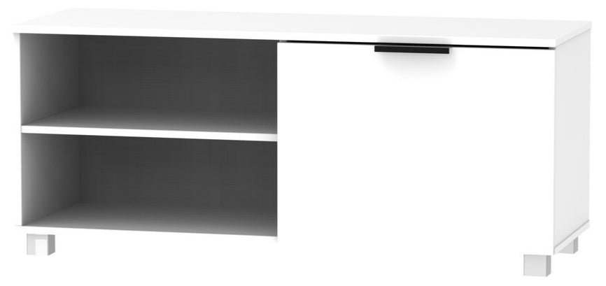 Hong Kong 1 Door 2 Shelf TV Unit with Plastic Feet