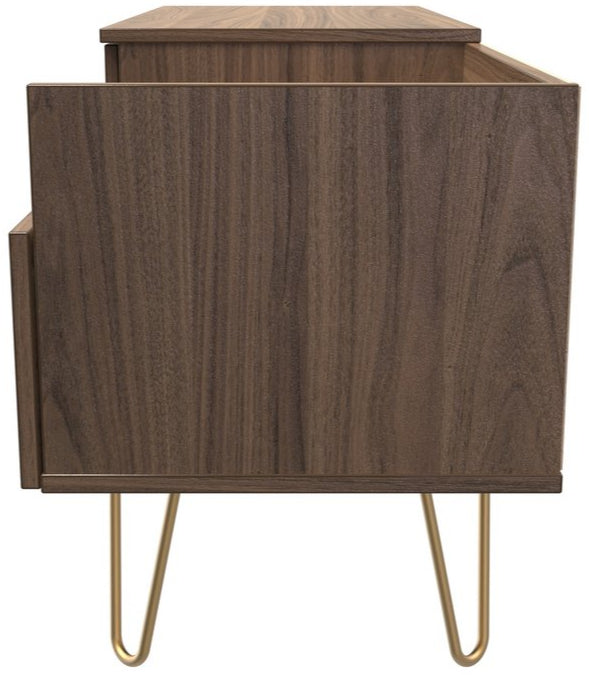 Hong Kong TV Console Unit with Gold Hairpin Legs