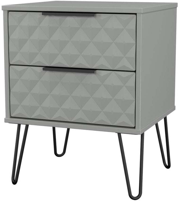 Harlequin 3 Piece Bedroom Set with Black Hairpin Legs