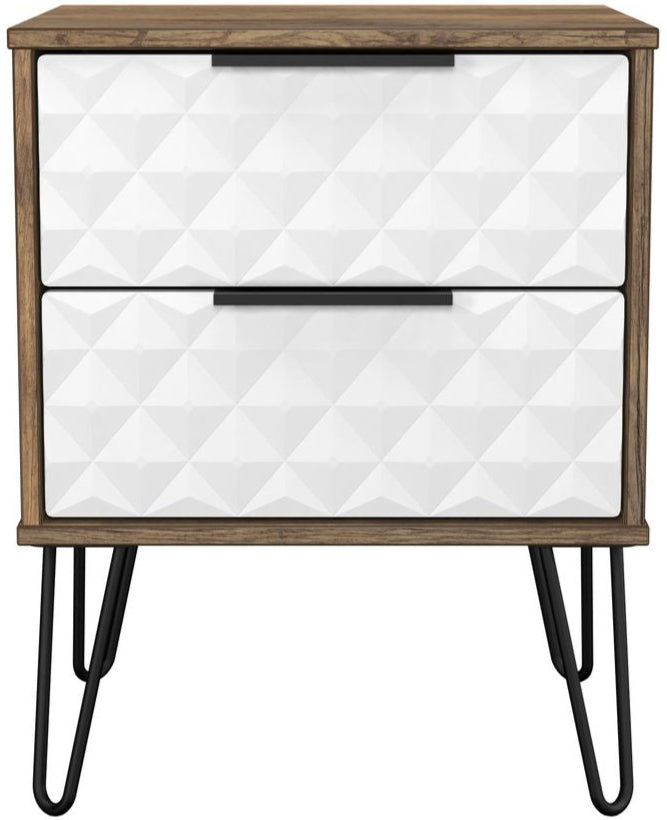 Harlequin 3 Piece Bedroom Set with Black Hairpin Legs