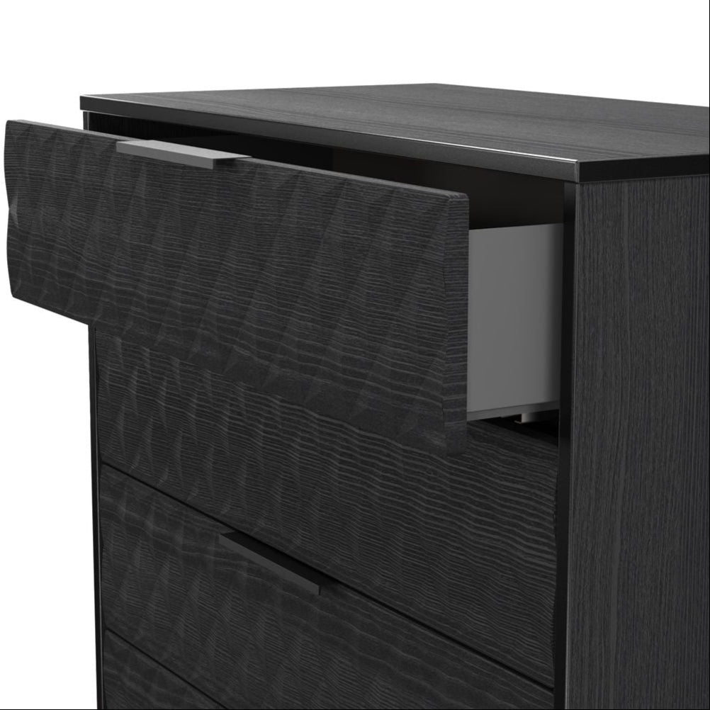 Harlequin 3 Piece Bedroom Set with Black Hairpin Legs