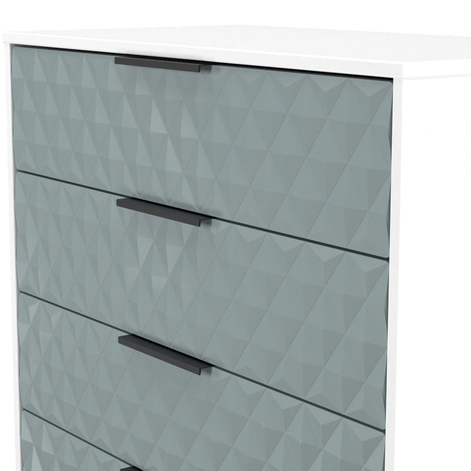 Harlequin 3 Piece Bedroom Set with Black Hairpin Legs