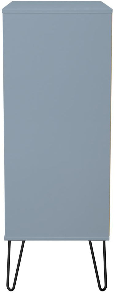 Harlequin 3 Piece Bedroom Set with Black Hairpin Legs