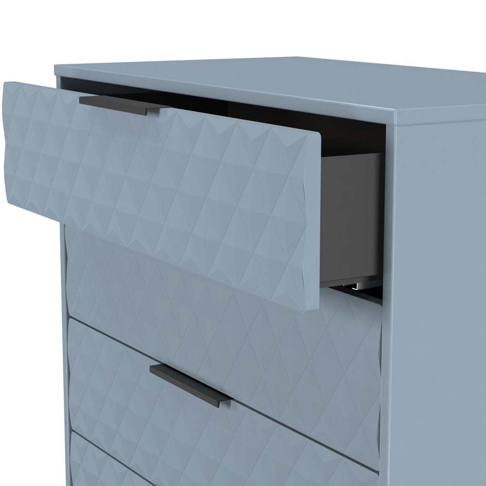 Harlequin 3 Piece Bedroom Set with Black Hairpin Legs