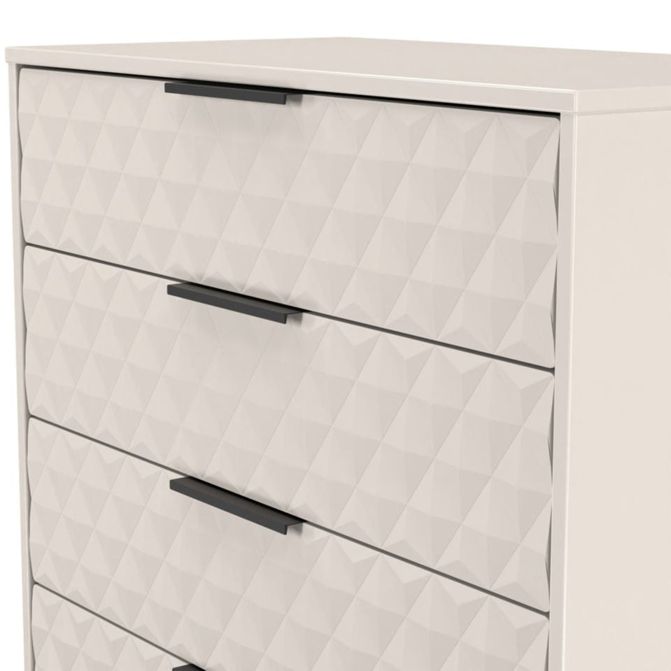 Harlequin 3 Piece Bedroom Set with Black Hairpin Legs