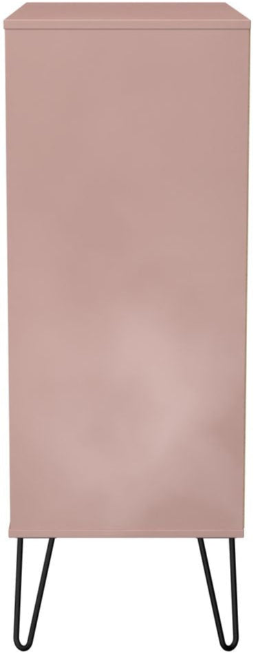 Harlequin 3 Piece Bedroom Set with Black Hairpin Legs