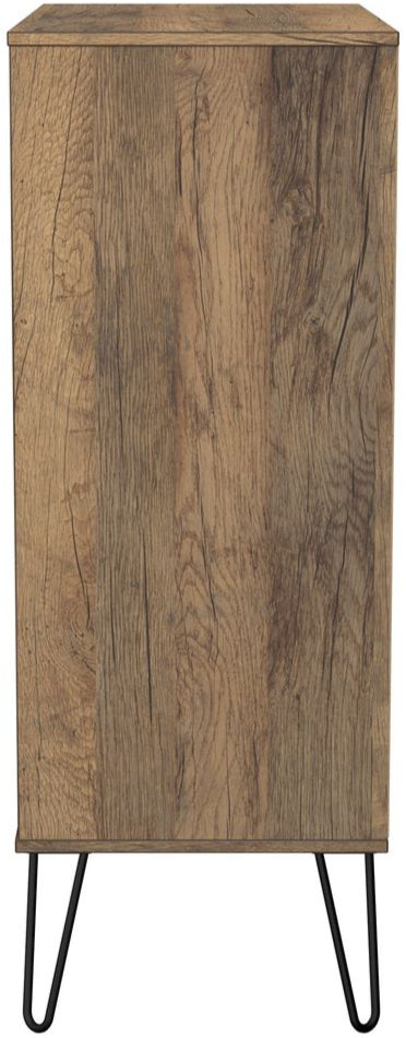 Harlequin 3 Piece Bedroom Set with Black Hairpin Legs