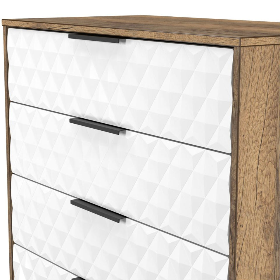 Harlequin 3 Piece Bedroom Set with Black Hairpin Legs